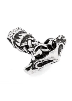 Thorshammer mit Helm, Silber