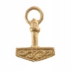 Thorshammer mit Ring, Messing