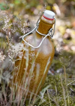 Tonflasche mit Bügelverschluss, 0,5 Liter