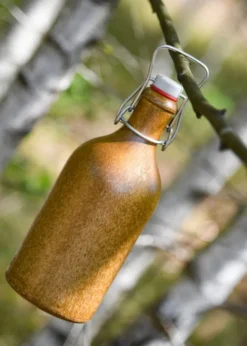Tonflasche mit Bügelverschluss, 0,5 Liter