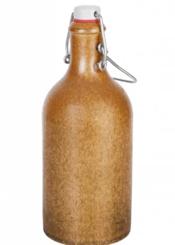 Tonflasche mit Bügelverschluss, 0,5 Liter