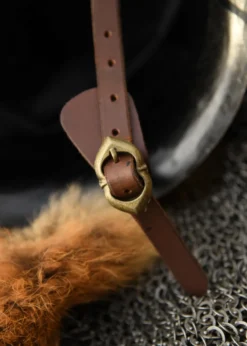 Topfhelm mit Klappvisier, 1,6 mm Stahl