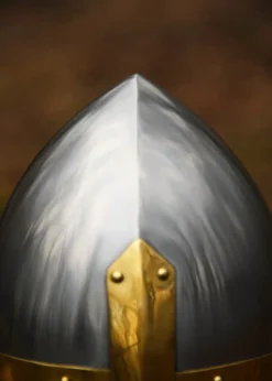 Topfhelm -Sugar Loaf-, ca.1330, 1,6 mm Stahl