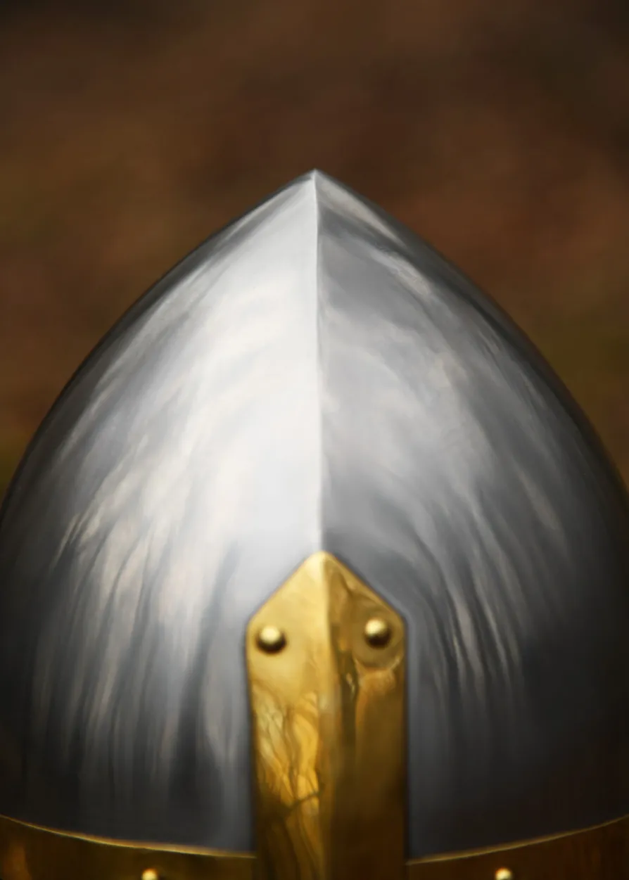 Topfhelm -Sugar Loaf-, ca.1330, 1,6 mm Stahl