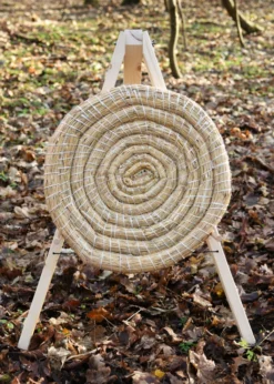 Traditionelle Strohscheibe, rund, 65 cm Durchmesser