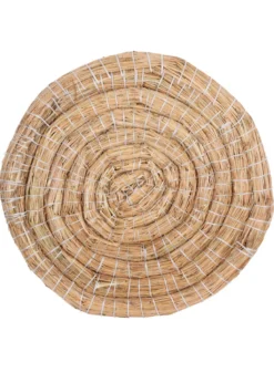 Traditionelle Strohscheibe, rund, 65 cm Durchmesser