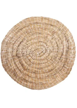 Traditionelle Strohscheibe, rund, 80 cm Durchmesser