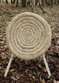 Traditionelle Strohscheibe, rund, 80 cm Durchmesser