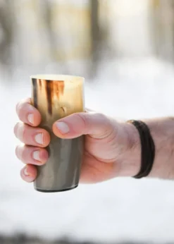 Trinkbecher aus Horn ohne Henkel (ca. 200 ml)