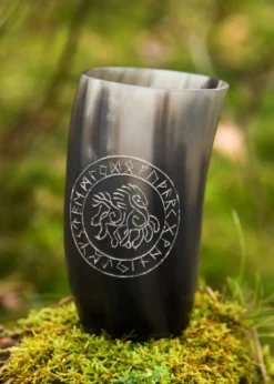Trinkbecher aus Horn - Sleipnir