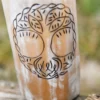 Trinkbecher aus Horn - Yggdrasil