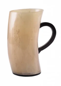 Trinkbecher / Bierkrug aus Horn