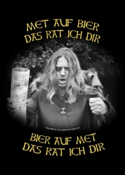 T-Shirt - Met auf Bier - das rat ich Dir
