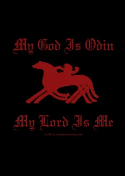 T-Shirt My God is Odin