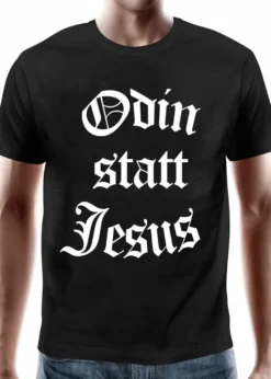 T-Shirt Odin statt Jesus