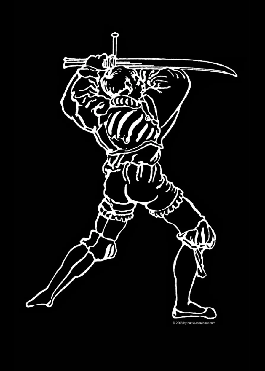 T-Shirt Schwertkämpfer