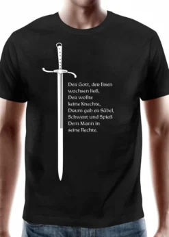T-Shirt Schwertkämpfer