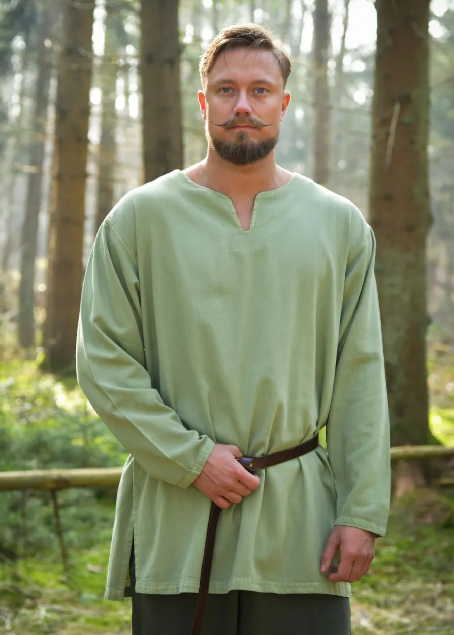 Tunika Varnis, gewaschenes grün