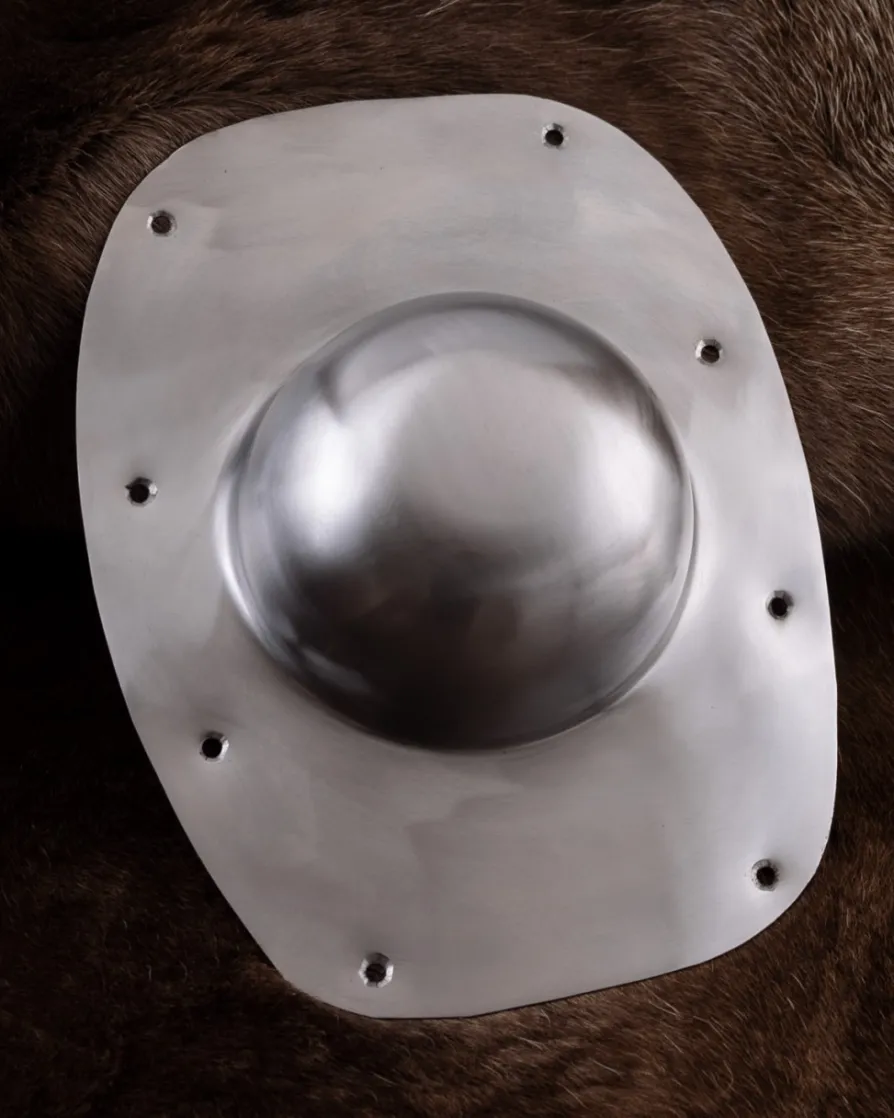 Umbo, Römischer Schildbuckel mit Schrauben, Stahl