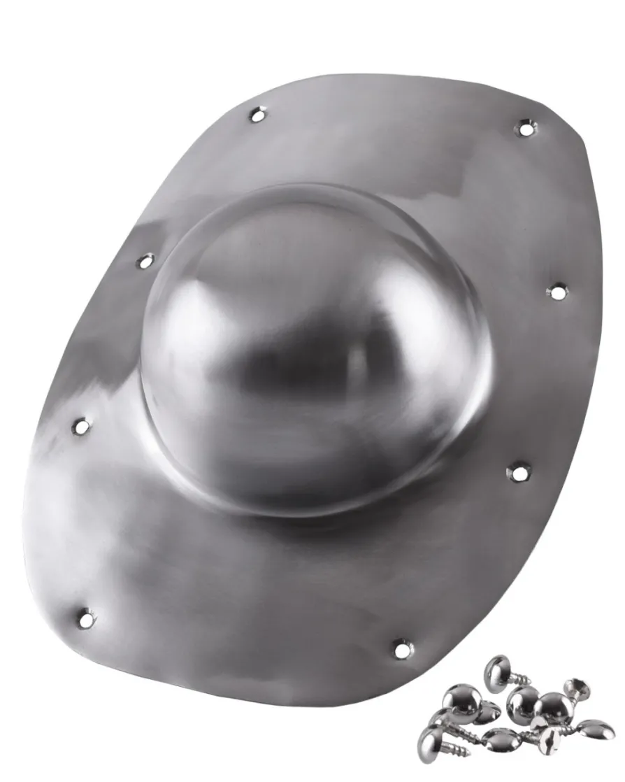 Umbo, Römischer Schildbuckel mit Schrauben, Stahl