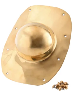 Umbo, Römischer Schildbuckel mit Schrauben, Messing