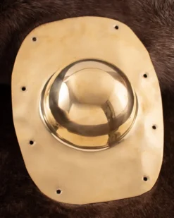 Umbo, Römischer Schildbuckel mit Schrauben, Messing