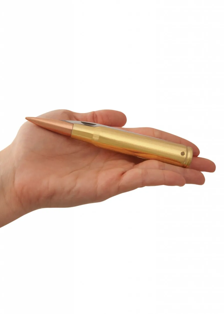 United 50 Cal. Bullet Folding Knife, Klappmesser in Patronenform