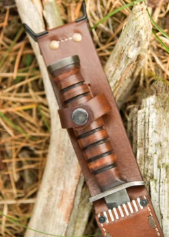US Army M3-Kampfmesser, Grabendolch, 1943, mit Scheide