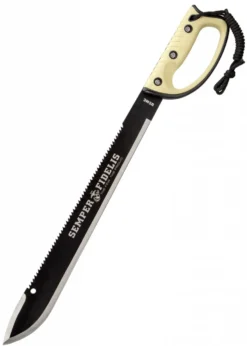 USMC Semper FI Sawback Machete