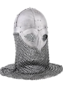 Vendelhelm mit Kettenbrünne, 1,2 mm Stahl