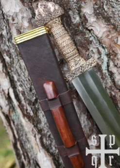 Vendelzeit-Schwert aus Gotland (Broa), 8. Jh., Bronze-Griff