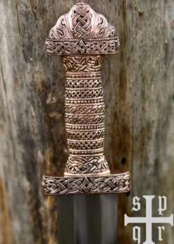 Vendelzeit-Schwert aus Gotland (Broa), 8. Jh., Bronze-Griff