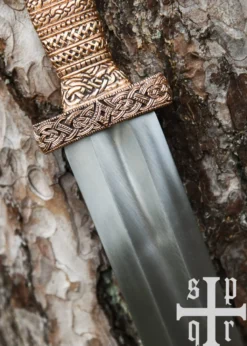 Vendelzeit-Schwert aus Gotland (Broa), 8. Jh., Bronze-Griff