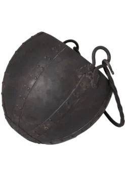 Vernieteter Lagertopf aus Stahl, ca. 10 Liter