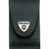 Victorinox Gürteletui für Schweizer Taschenmesser, schwarzes Leder, 98 x 49 mm