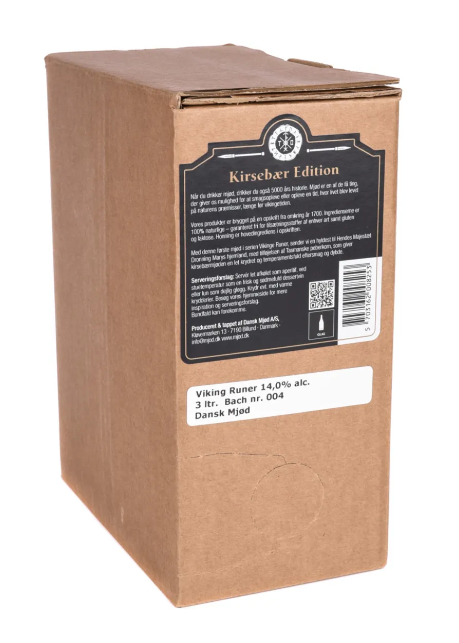 Vikinge Runer - Mead, 14% vol., 3l Bag-In-Box - Dansk Mjød