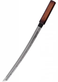 Wakizashi mit Holz - Shirasaya, dunkel, Marto