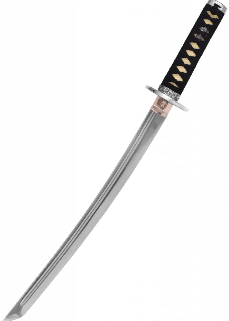 Wakizashi mit schwarzer Holzscheide, Marto