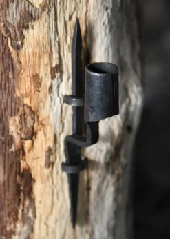 Wandleuchter II, handgeschmiedet