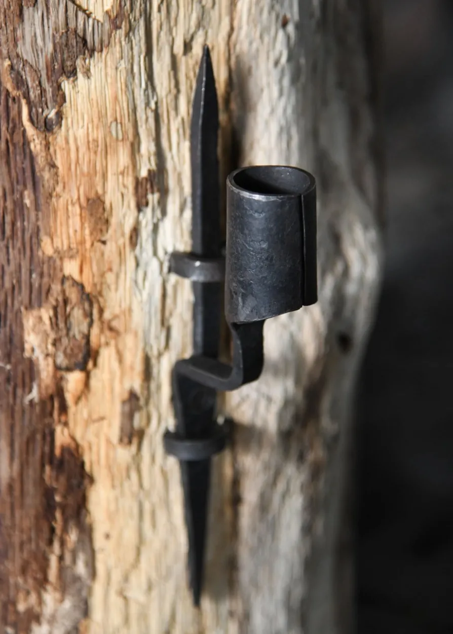 Wandleuchter II, handgeschmiedet