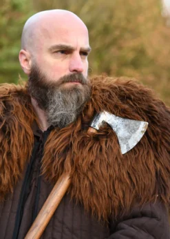 Wattierte Jacke, braun - schwarz