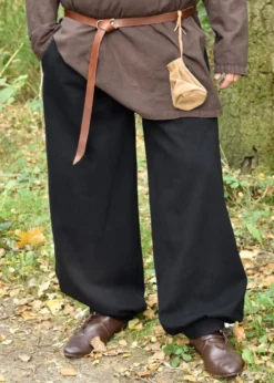 Weite Mittelalter-Hose Hermann, schwarz