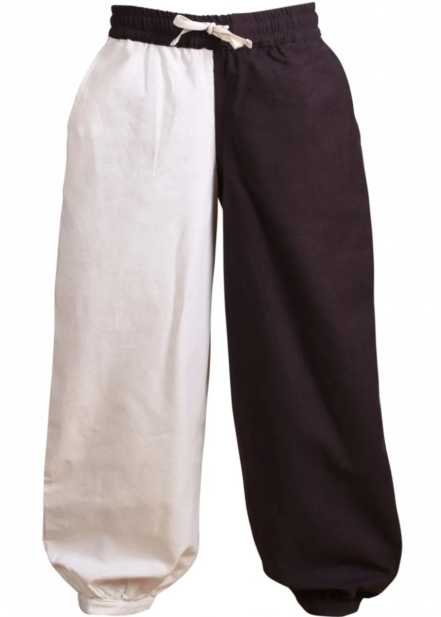Weite Mittelalterliche Kinderhose Thore, braun/natur