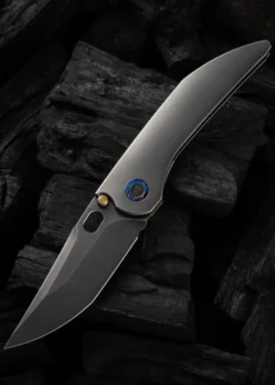 We Knife ATTOR GRAY TITANIUM POLISHED; Taschenmesser