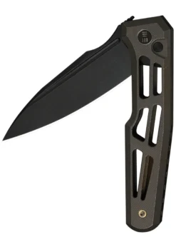 Weknife Dressytak Skeletonized Bronze Titanium Handle, Taschenmesser