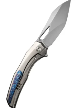 We Knife IGNIO TITAN SILBER BEAD BLASTED, Taschenmesser