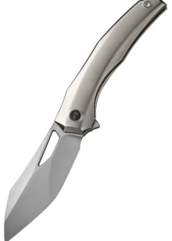 We Knife IGNIO TITAN SILBER BEAD BLASTED, Taschenmesser