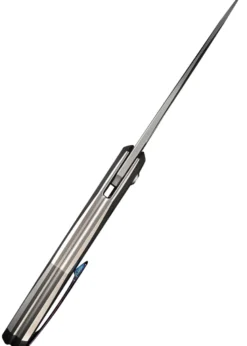 We Knife IGNIO TITAN SILBER BEAD BLASTED, Taschenmesser