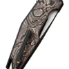 We Knife OAO (One and Only) BLACK TITANIUM COPPER FOIL, Taschenmesser