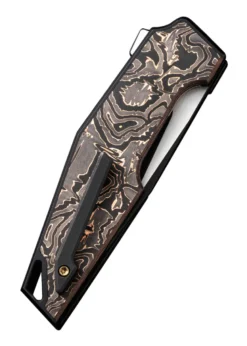 We Knife OAO (One and Only) BLACK TITANIUM COPPER FOIL, Taschenmesser